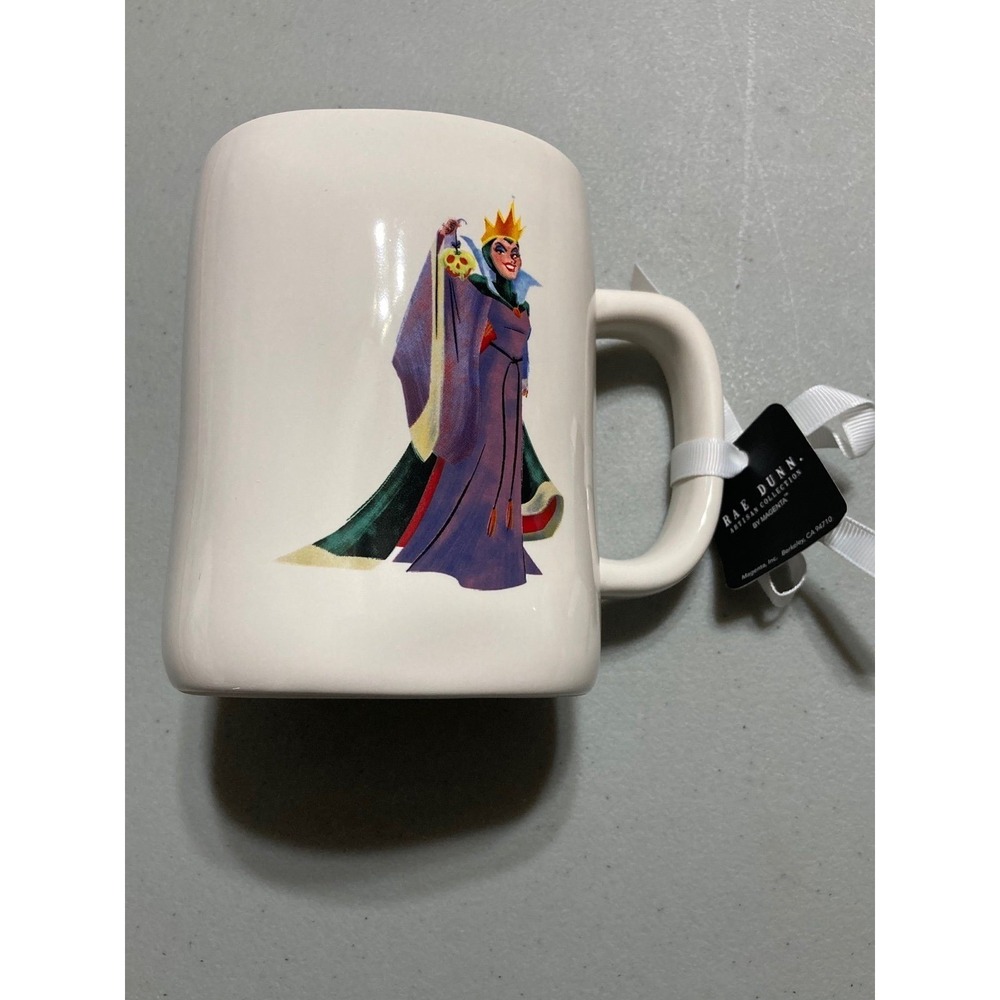 Rae Dunn Disney Villains Evil‎ Queen Mug Snow White & the Seven Dwarfs Grimhilde